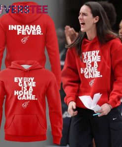 Indiana Fever Caitlin Clark Every Game is a Home Game Special Red Hoodie