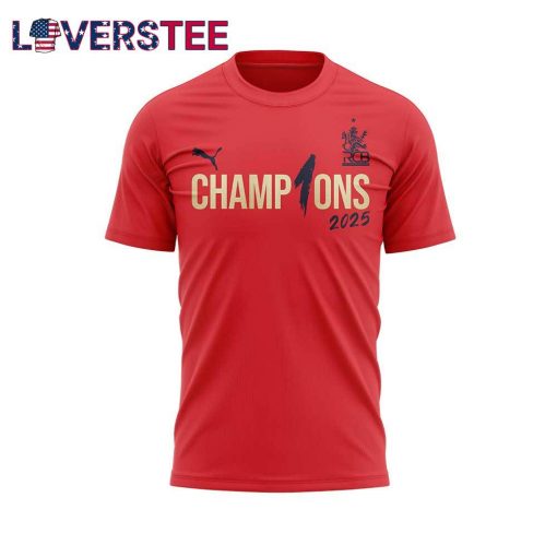Royal Challengers Bengaluru Tata Indian Premier League Champions 2025 “Played Bold” Red Tee