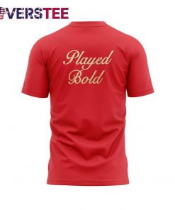 Royal Challengers Bengaluru Tata Indian Premier League Champions 2025 Played Bold Red Tee 3