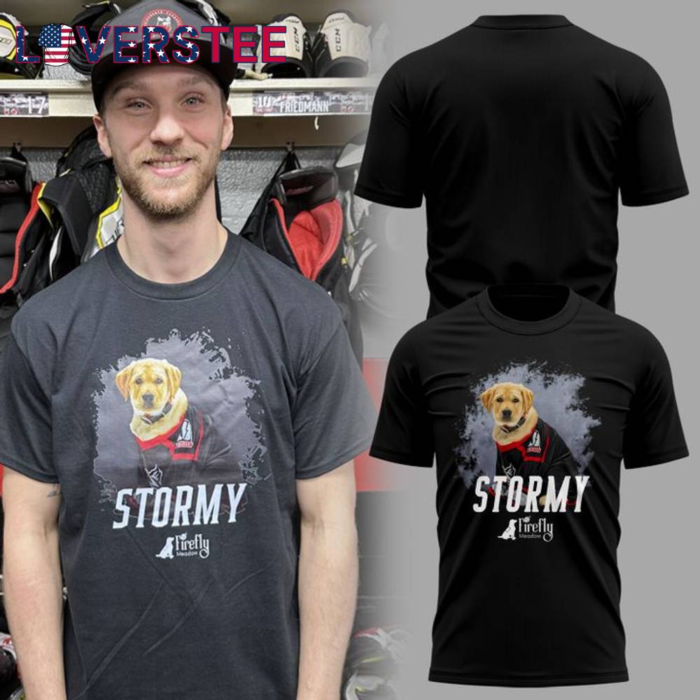 Adirondack Thunders x Stormy 2025 Black Shirt Adirondack Thunders x Stormy 2025 Black Shirt
