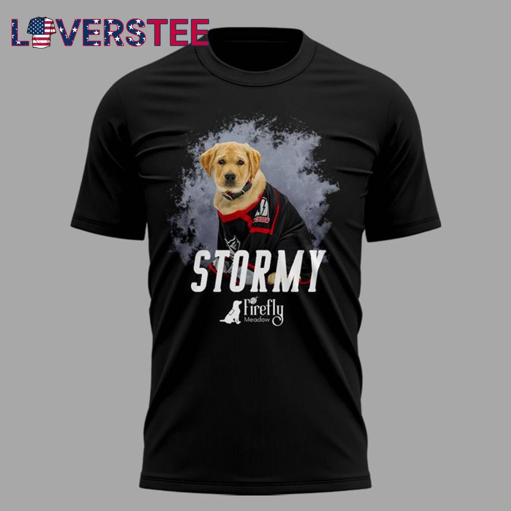 Adirondack Thunders x Stormy 2025 Black Shirt Adirondack Thunders x Stormy 2025 Black Shirt
