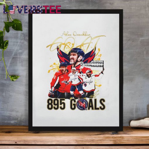 Alex Ovechkin Goal No. 895 Washington Capitals Shirt