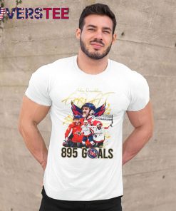 Alex Ovechkin Goal No. 895 Washington Capitals Shirt