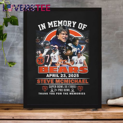 Chicago Bears Steve McMichael Super Bowl XX 1985  Shirt