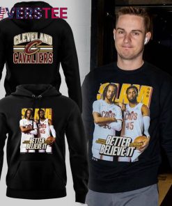 Cleveland Cavaliers SLAM Donovan Mitchell & Darius Garland Cover Black Hoodie