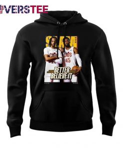 Cleveland Cavaliers SLAM Donovan Mitchell & Darius Garland Cover Black Hoodie