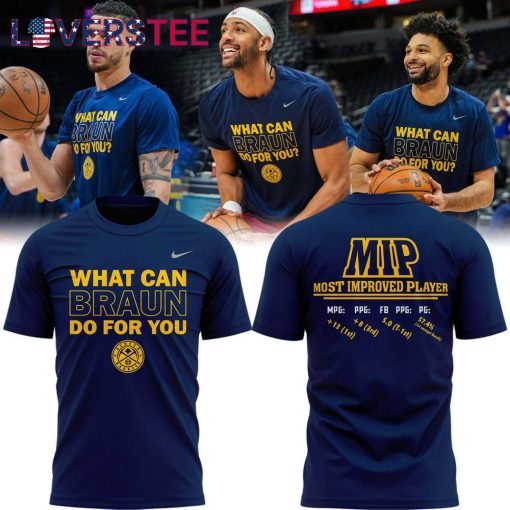 Denver Nuggets Special Christian Braun MIP T-Shirt