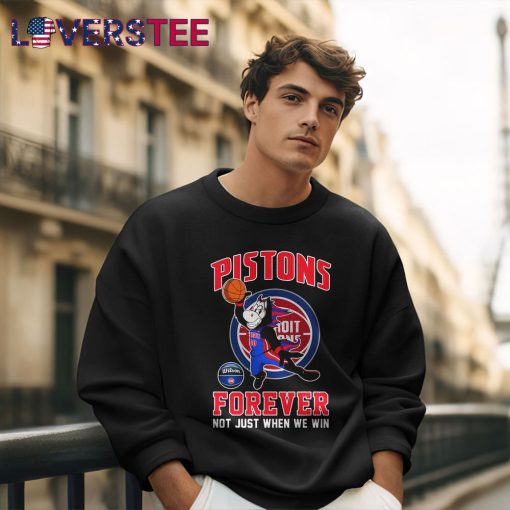 Detroit Pistons Forever Not Just When We Win Premium Shirt