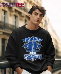 Duke Blue Devils x God First Family Second Then Premium Shirt