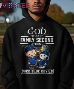 Duke x Peanuts x God First Family Second Then Premium Shirt