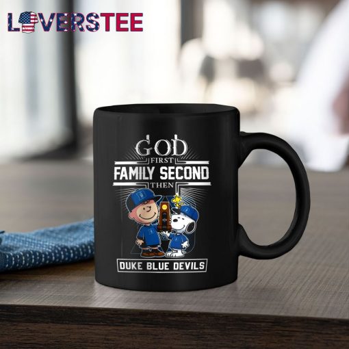 Duke x Peanuts x God First Family Second Then Premium Shirt