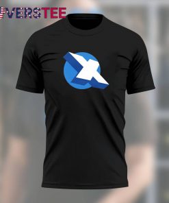 Elon Musk Wearing Retro X.com Logo 2025 Tee