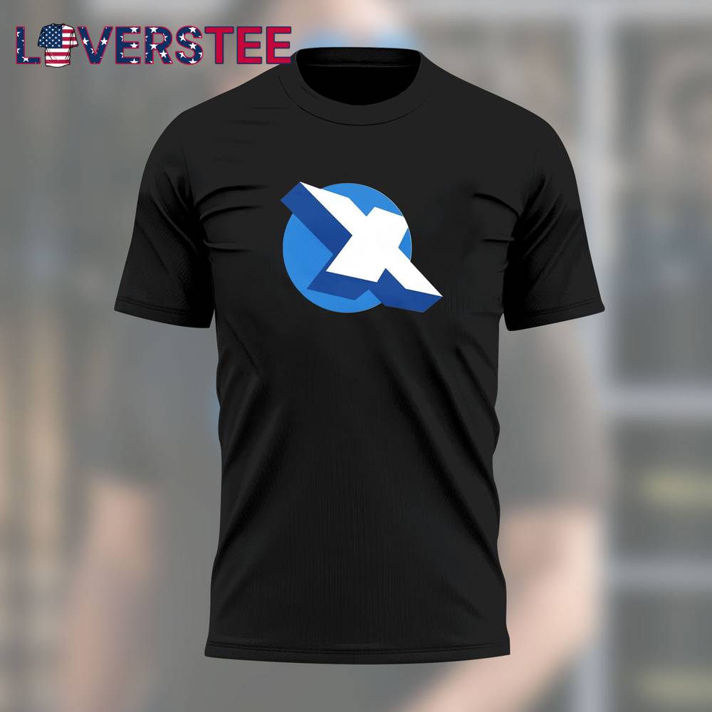 Elon Musk Wearing Retro Xcom Logo 2025 Tee Elon Musk Wearing Retro Xcom Logo 2025 Tee