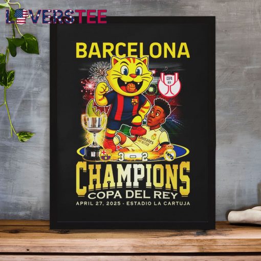 FC Barcelona 3-2 Champions Copa Del Rey Cup Shirt