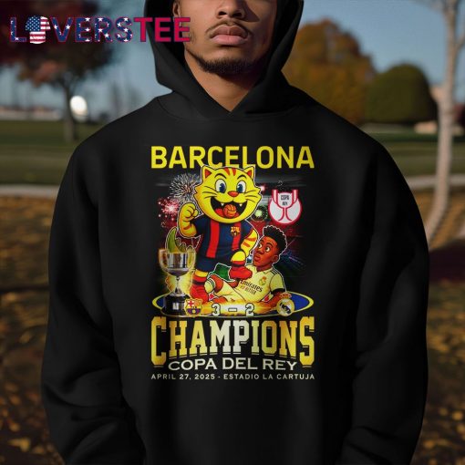 FC Barcelona 3-2 Champions Copa Del Rey Cup Shirt