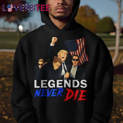 Legend Never Die Trump Fist Pump Shot Premium Shirt