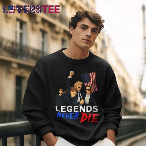 Legend Never Die Trump Fist Pump Shot Premium Shirt