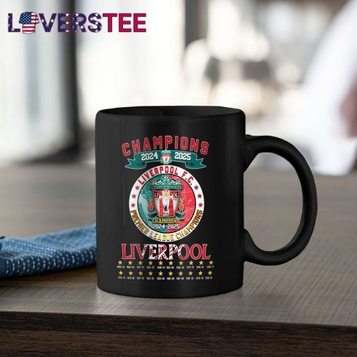 Liverpool Premier League Champions 2025 Shirt