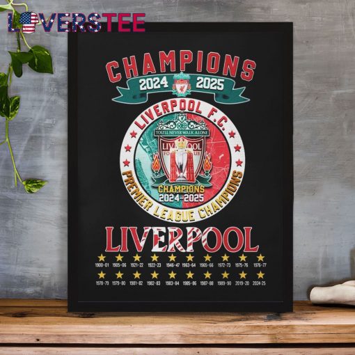 Liverpool Premier League Champions 2025 Shirt