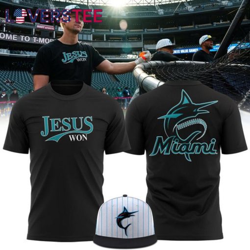 Miami Marlins “Jesus Won” Limited Edition T-shirt