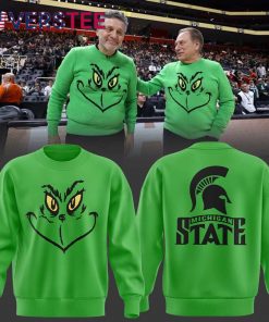 Michigan State Merry Grinchmas From Tom Izzo Sweatshirt