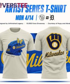 Milwaukee Brewers 4/14 Artist Series Limited Edition T-shirt