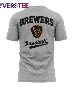 Milwaukee Brewers Jackie Robinson Black Breakin Barriers Tee