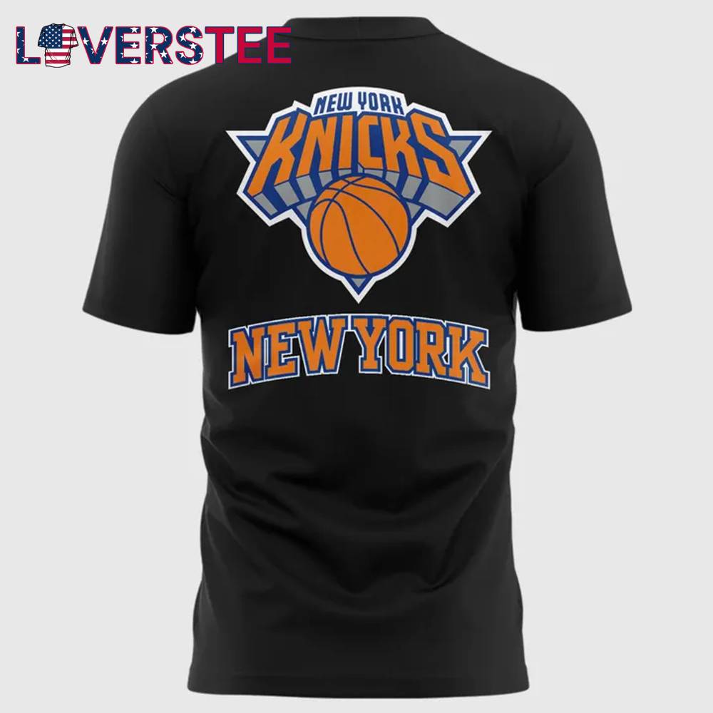 New York Knicks 2025 Special Edition Black Tshirt New York Knicks 2025 Special Edition Black Tshirt