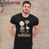 New York Knicks Snoopy Dog Friends Funny  Shirt