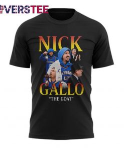 Nick Gallo the GOAT T-shirt