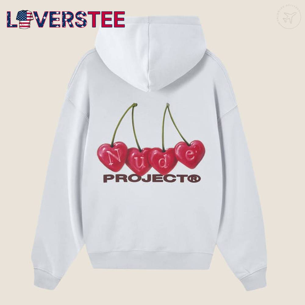 Nude Project Cherry Ice Grey Limited Edition Hoodie Nude Project Cherry Ice Grey Limited Edition Hoodie
