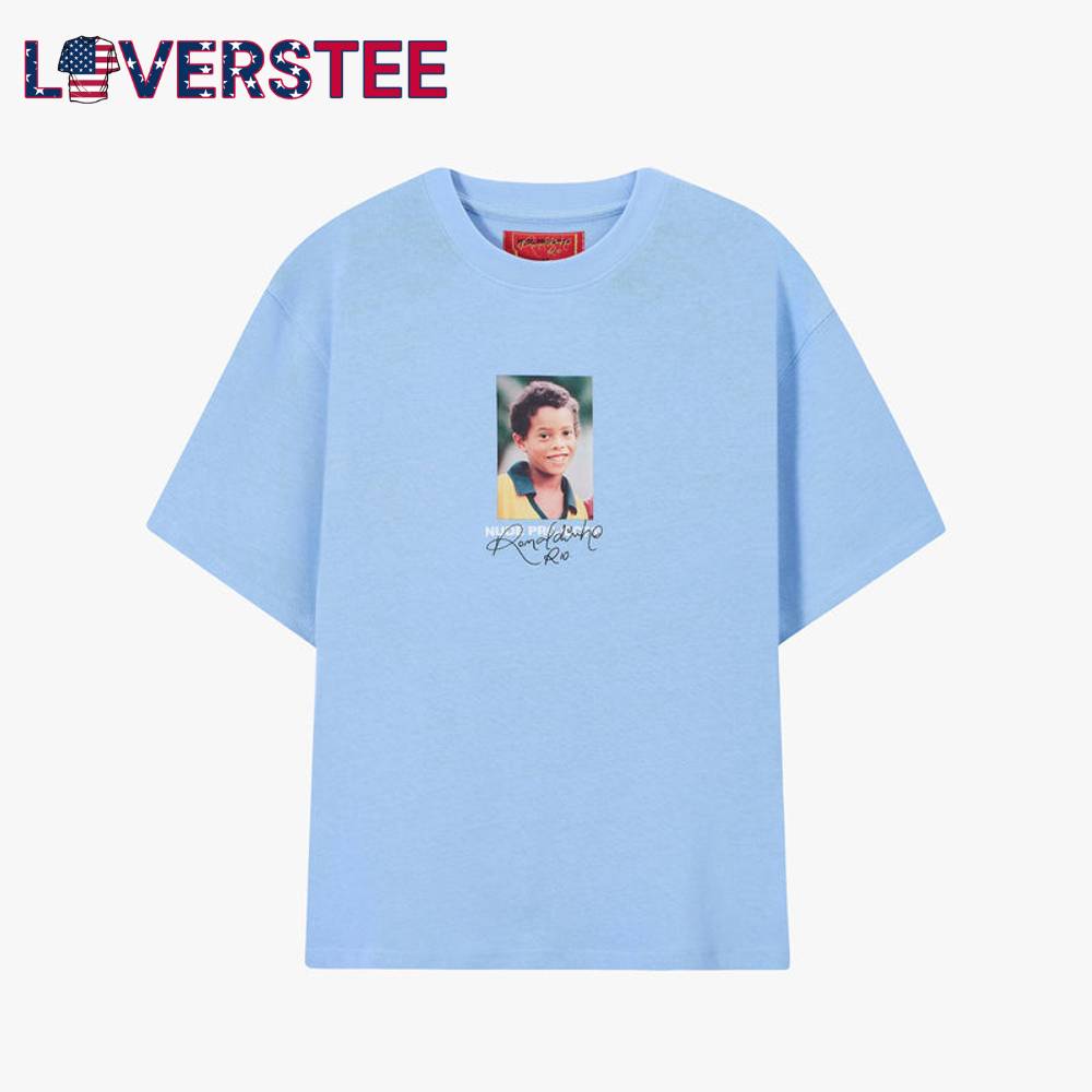 Nude Project Palmares Light Blue Tee Nude Project Palmares Light Blue Tee