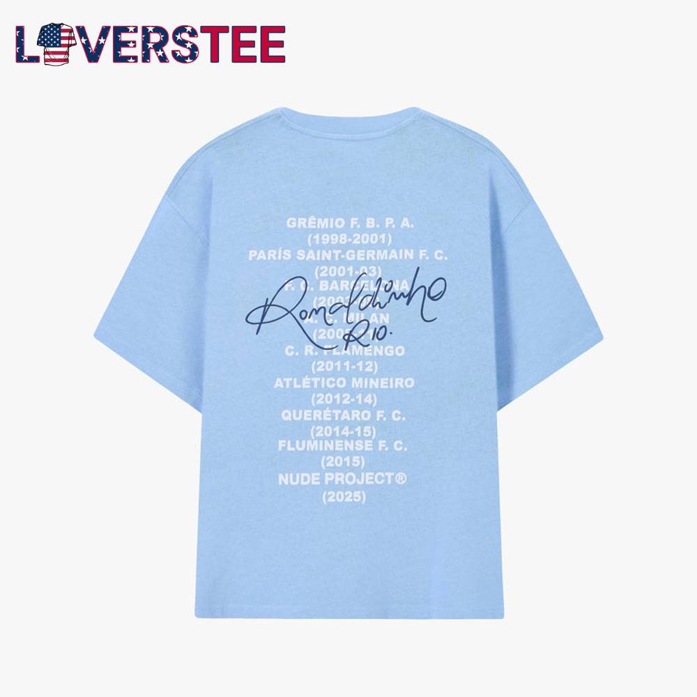 Nude Project Palmares Light Blue Tee Nude Project Palmares Light Blue Tee