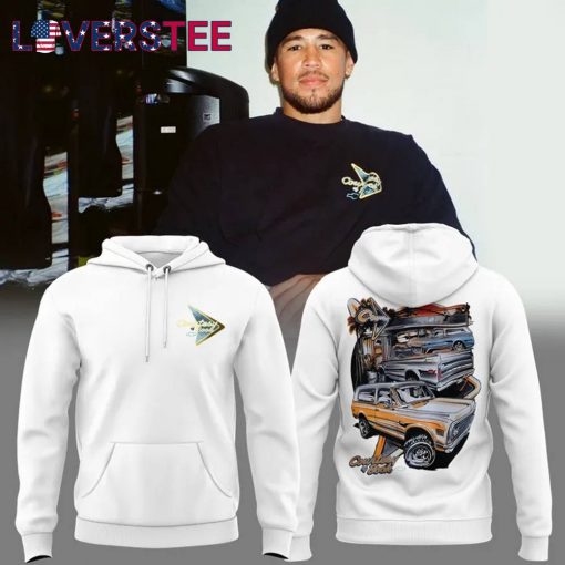 Phoenix Suns Devin Booker x Chevrolet 2025 Limited Edition White Hoodie