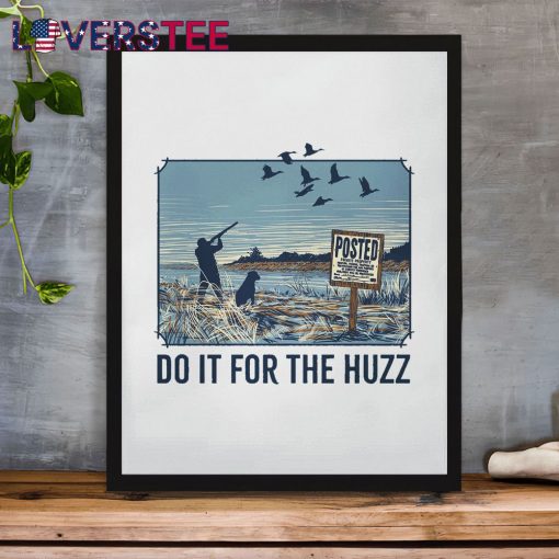 Round Here Clothing Huzz No Hunting Premium Shirt