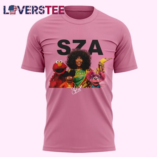SZA Sesame Street 2025 Pink T-Shirt