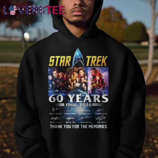 Star Trek 60 Years 1966-2026 Signature Shirt