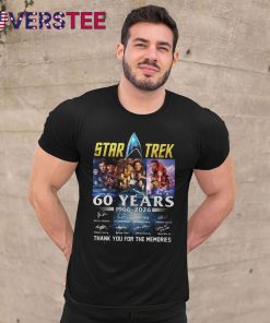 Star Trek 60 Years 1966-2026 Signature Shirt