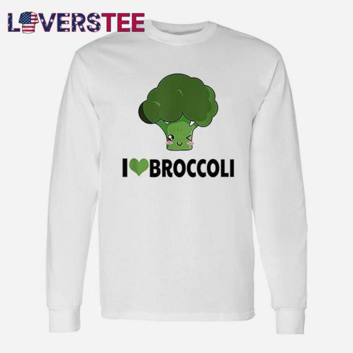 Vegan I Love Broccoli Long Sleeve Limited Edition Shirt