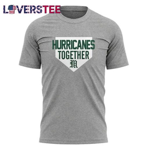 Miami Hurricanes “Hurricanes Together” Special Grey Tee