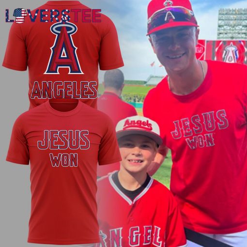 Los Angeles Angels x Jesus Won 2025 T-shirt