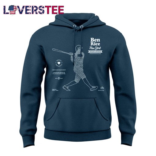 New York Yankees Ben Rice: Instant Offense Hoodie
