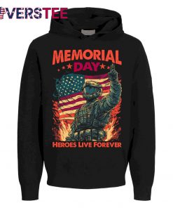 American Memorial Day Heroes Live Forever Shirt (2)