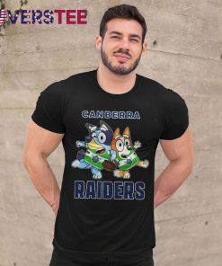 Bluey Inspired Canberra Raiders Shirt
