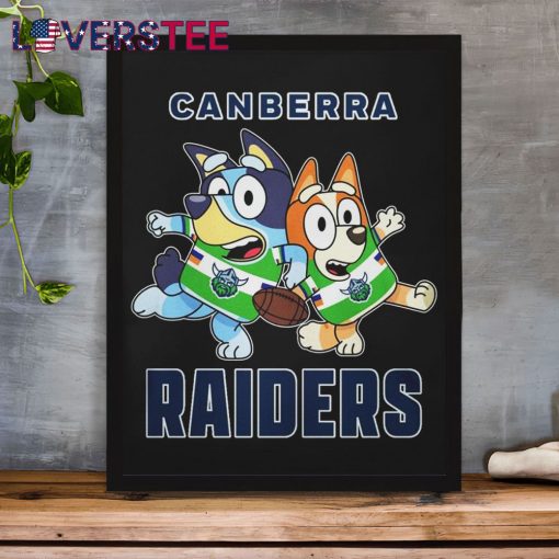 Bluey Inspired Canberra Raiders Shirt