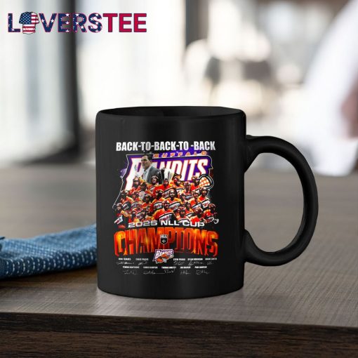 Buffalo Bandits 2025 Back To Back To Back Champs Shirt