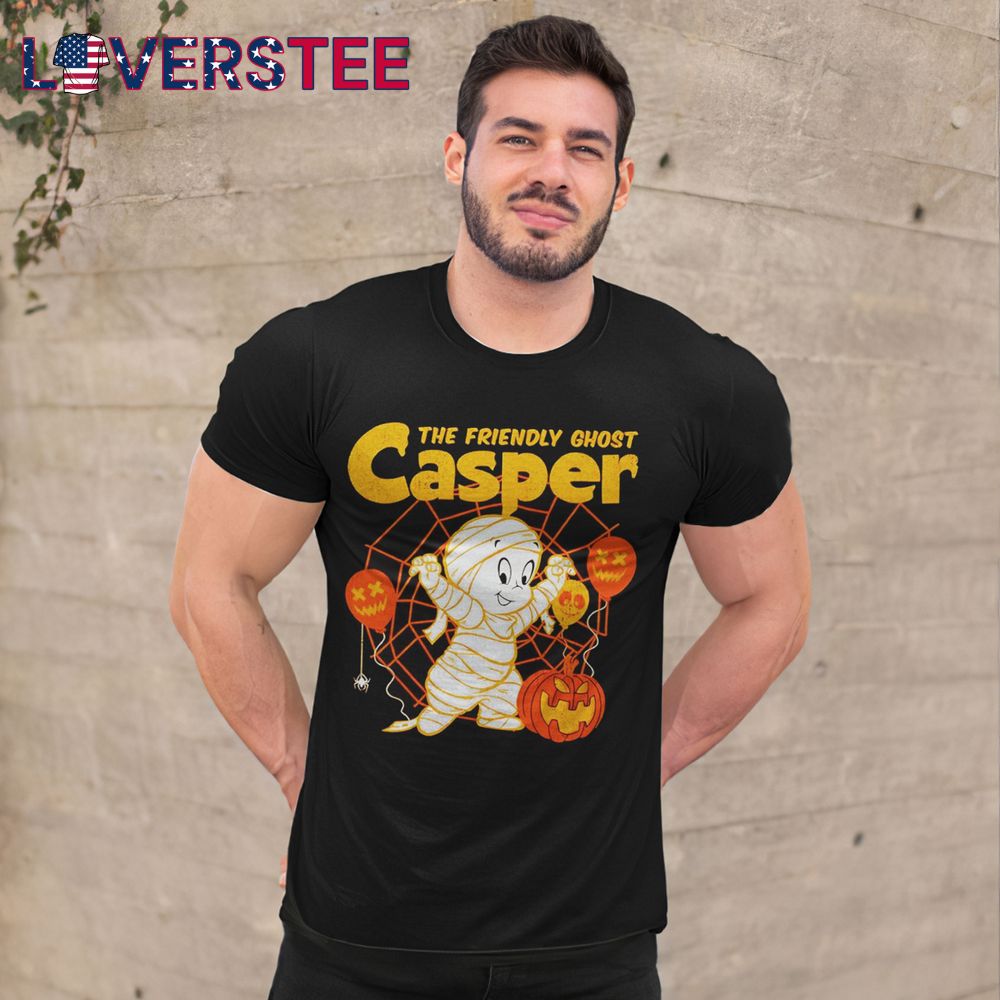 Casper The Friendly Ghost Wrapped Up Shirt Casper The Friendly Ghost Wrapped Up Shirt