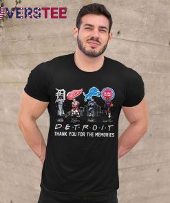 Detroit Sports Thank You For The Memories Shirt