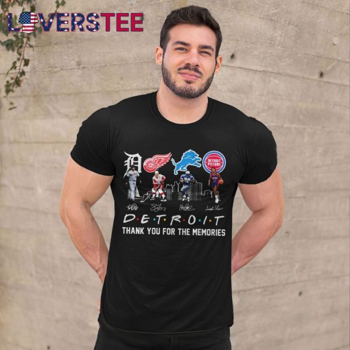 Detroit Sports Thank You For The Memories Shirt