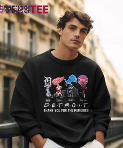 Detroit Sports Thank You For The Memories Shirt
